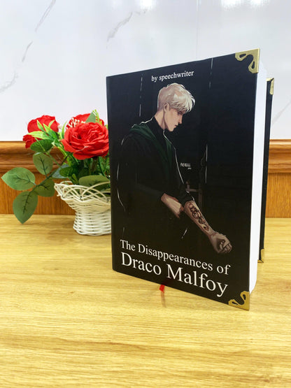 The Disappearances Of Draco Malfoy Hardcover Book: Illustrated Romantic Dramione Fanfiction, Dark Cover Art