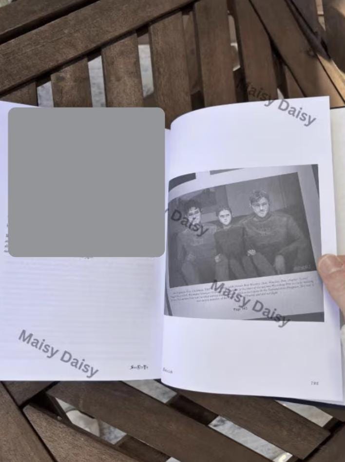 Manacled Book Entire Novel Sprayed Edges Special Edition