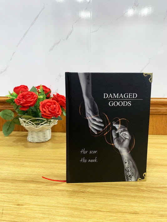 DAMAGED GOODS Hardcover Book: Illustrated Romantic Dramione Fanfiction, Black Cover Art