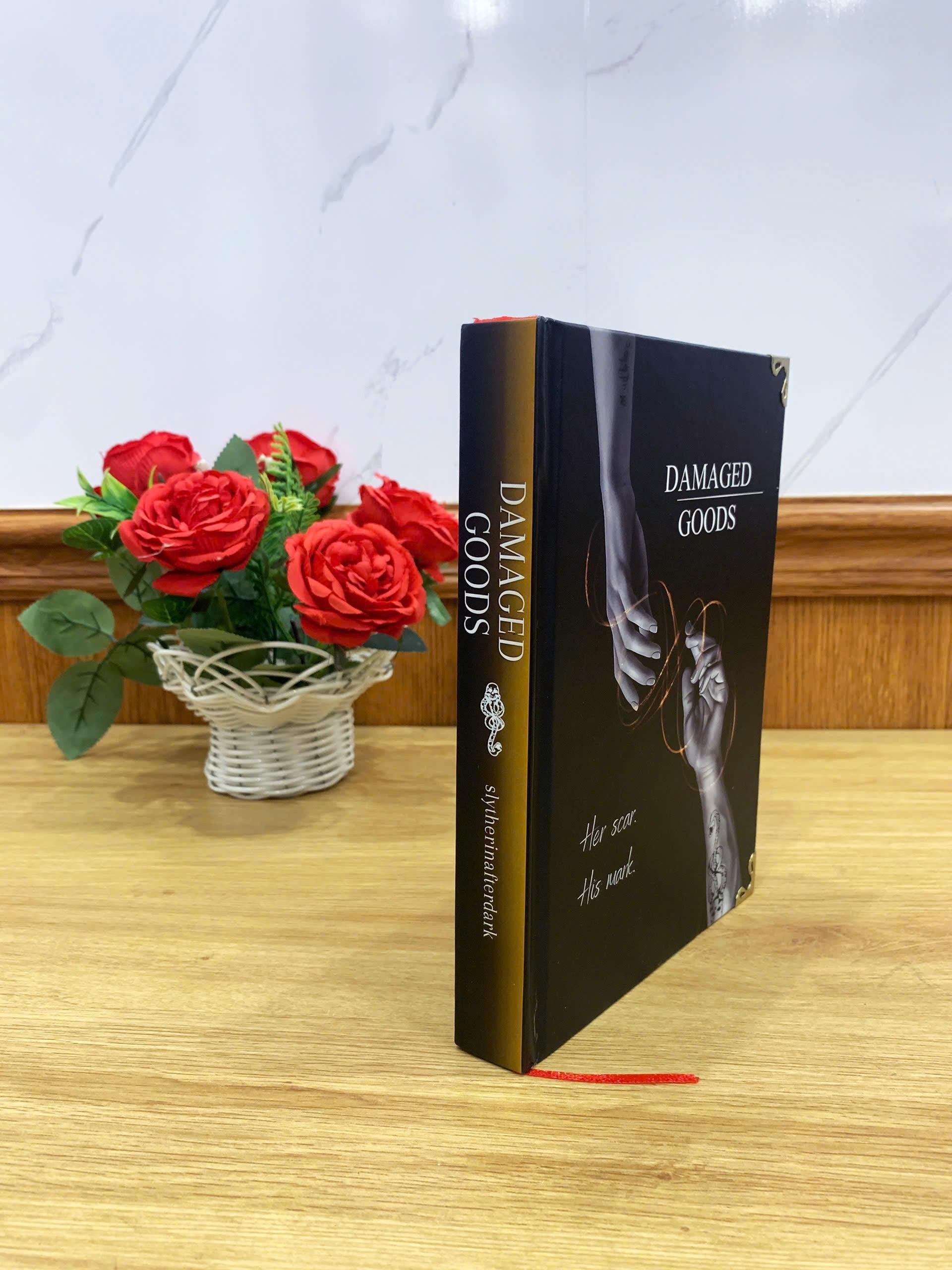 DAMAGED GOODS Hardcover Book: Illustrated Romantic Dramione Fanfiction, Black Cover Art