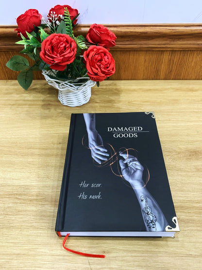DAMAGED GOODS Hardcover Book: Illustrated Romantic Dramione Fanfiction, Black Cover Art