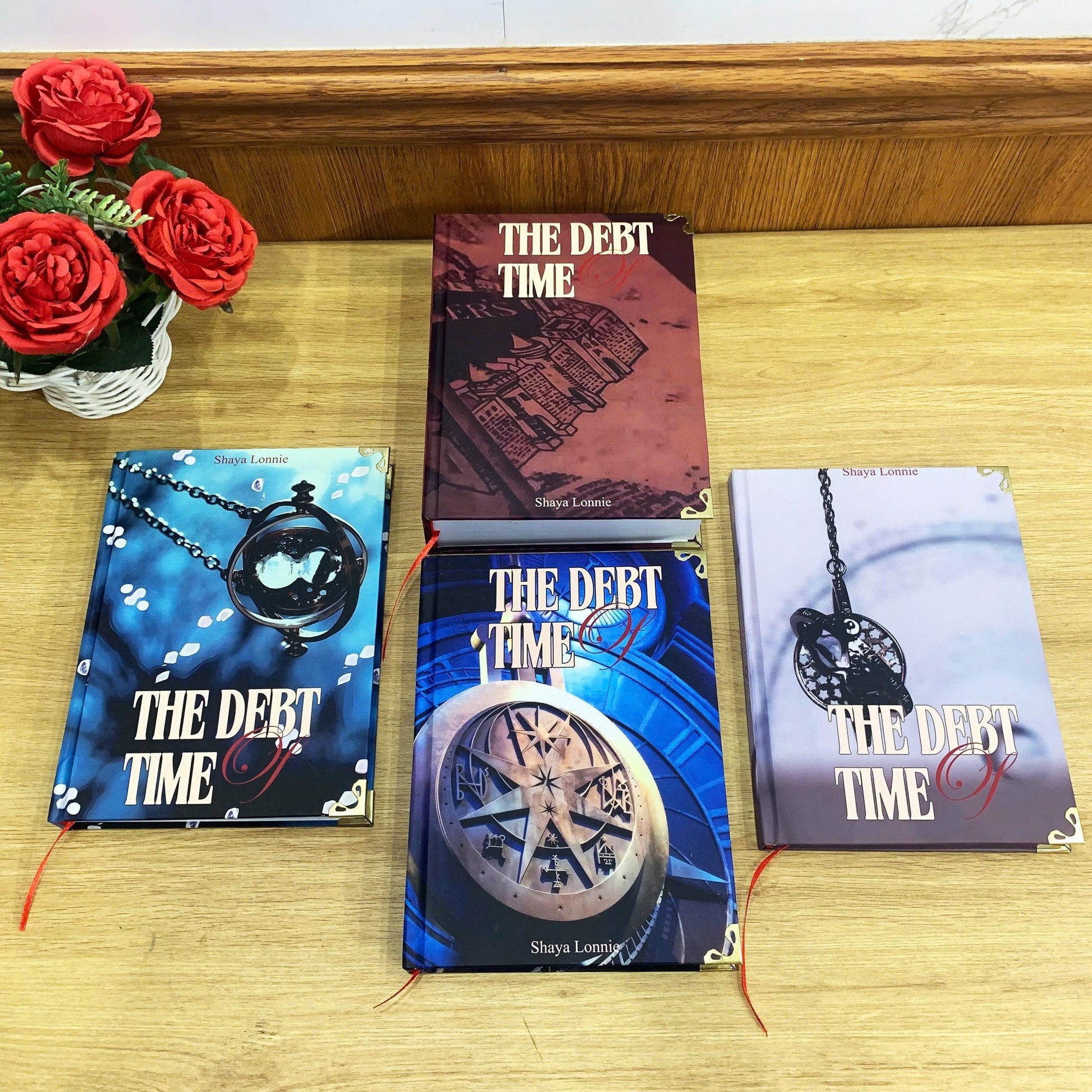 The DEBT OF TIME with 4-Volume Set: Hardcover Collection, Illustrated Romantic Dramione Fanfiction, PendulumClock Cover