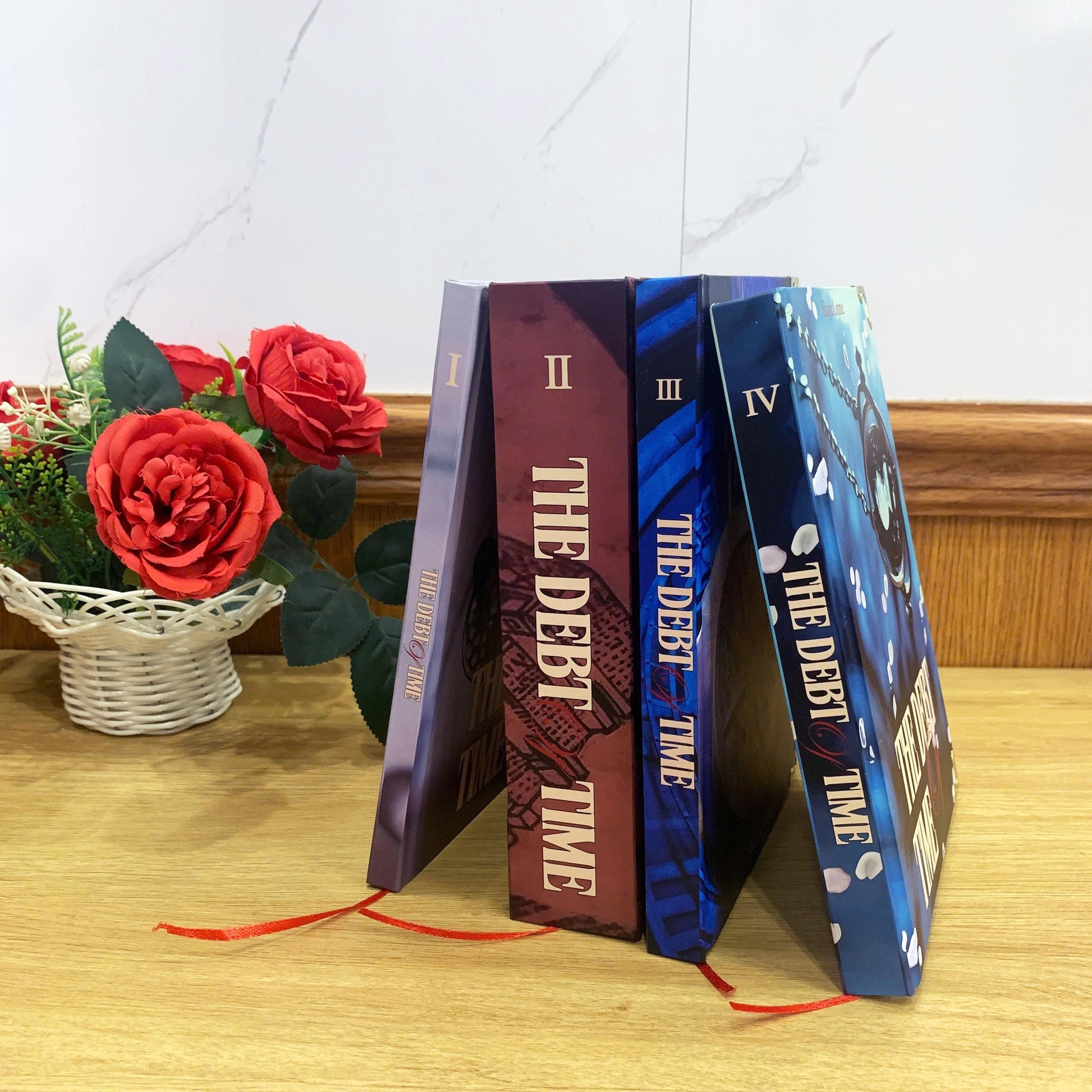 The DEBT OF TIME with 4-Volume Set: Hardcover Collection, Illustrated Romantic Dramione Fanfiction, PendulumClock Cover