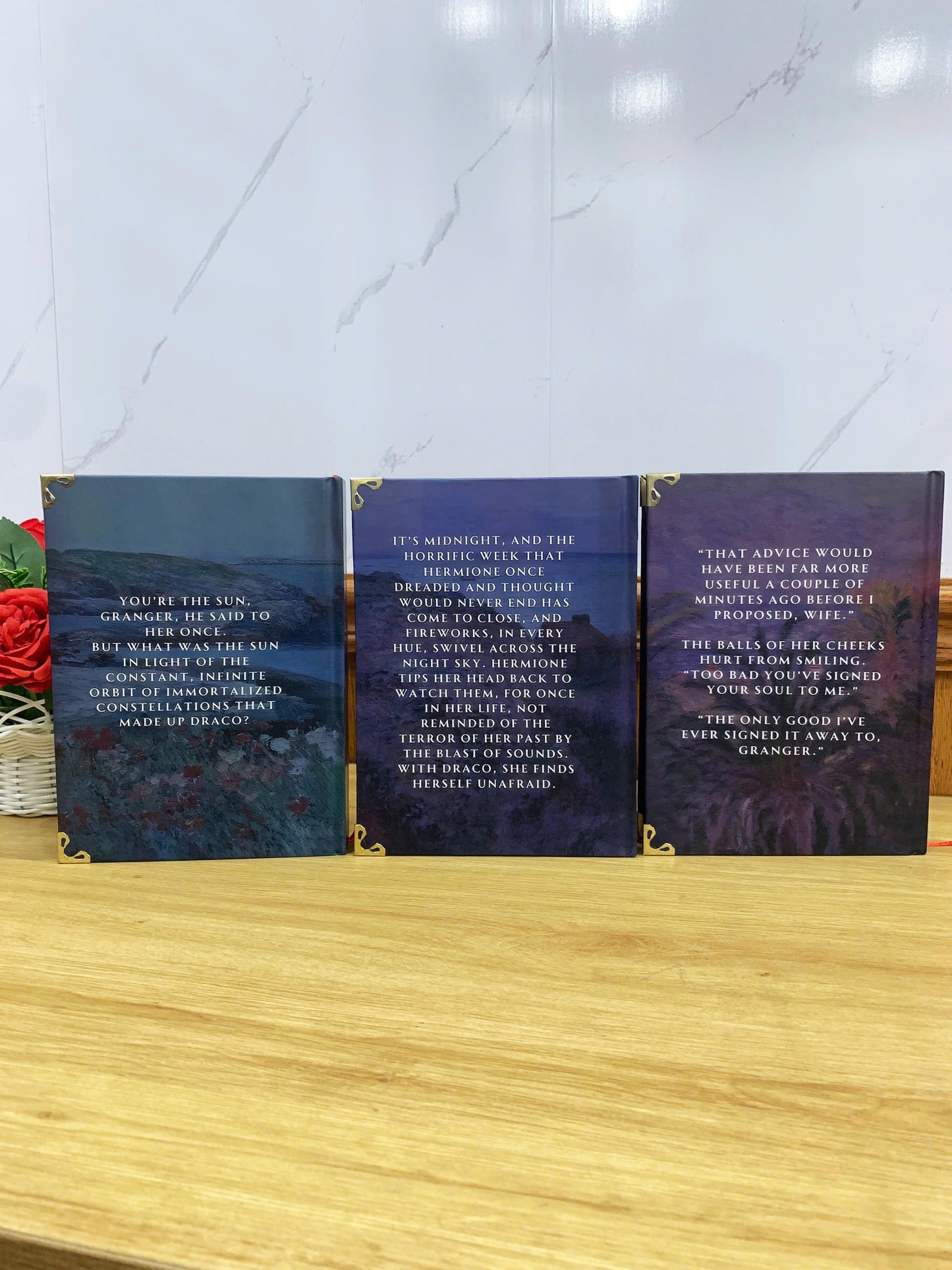 GREEN LIGHT with 3-Volume Set: Hardcover Collection, Illustrated Romantic Dramione Fanfiction, Couple Cover Art