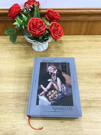 REMAIN NAMELESS Hardcover Book: Illustrated Romantic Dramione Fanfiction, Kissing Cover Art