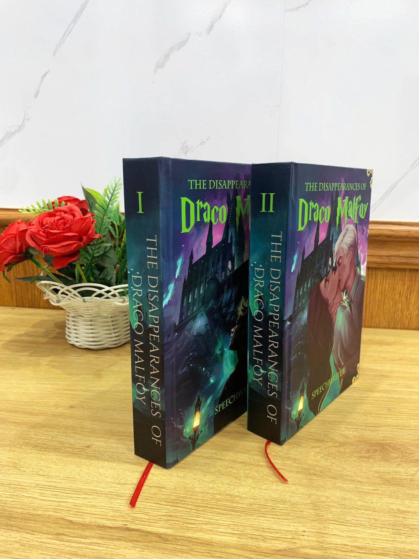 The Disappearances Of Draco Malfoy with 2-Volume Set: Hardcover Collection, Romantic Dramione Fanfiction, Gloomy Cover