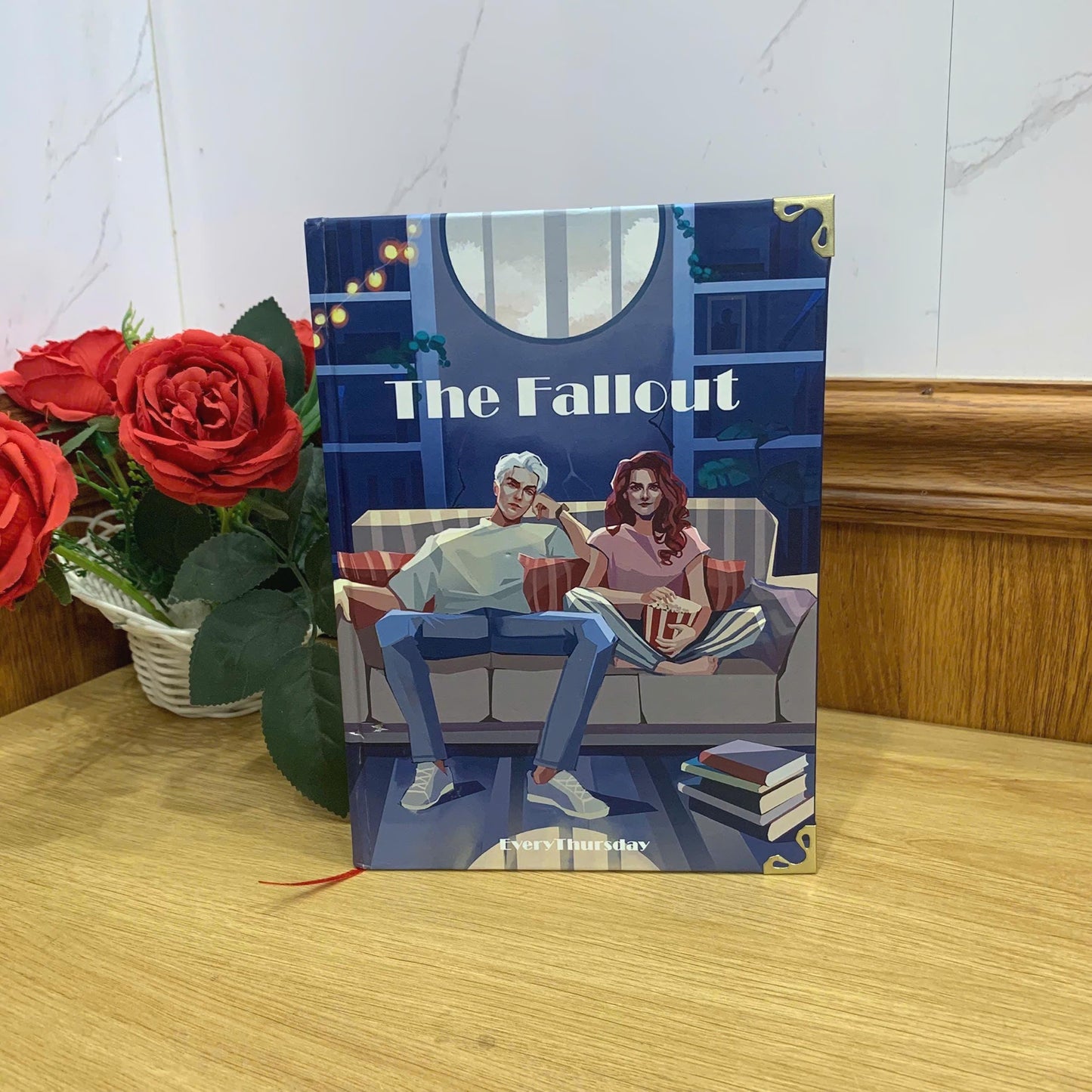 THE FALLOUT Hardcover Book: Illustrated Romantic Dramione Fanfiction, Homie Cover Art