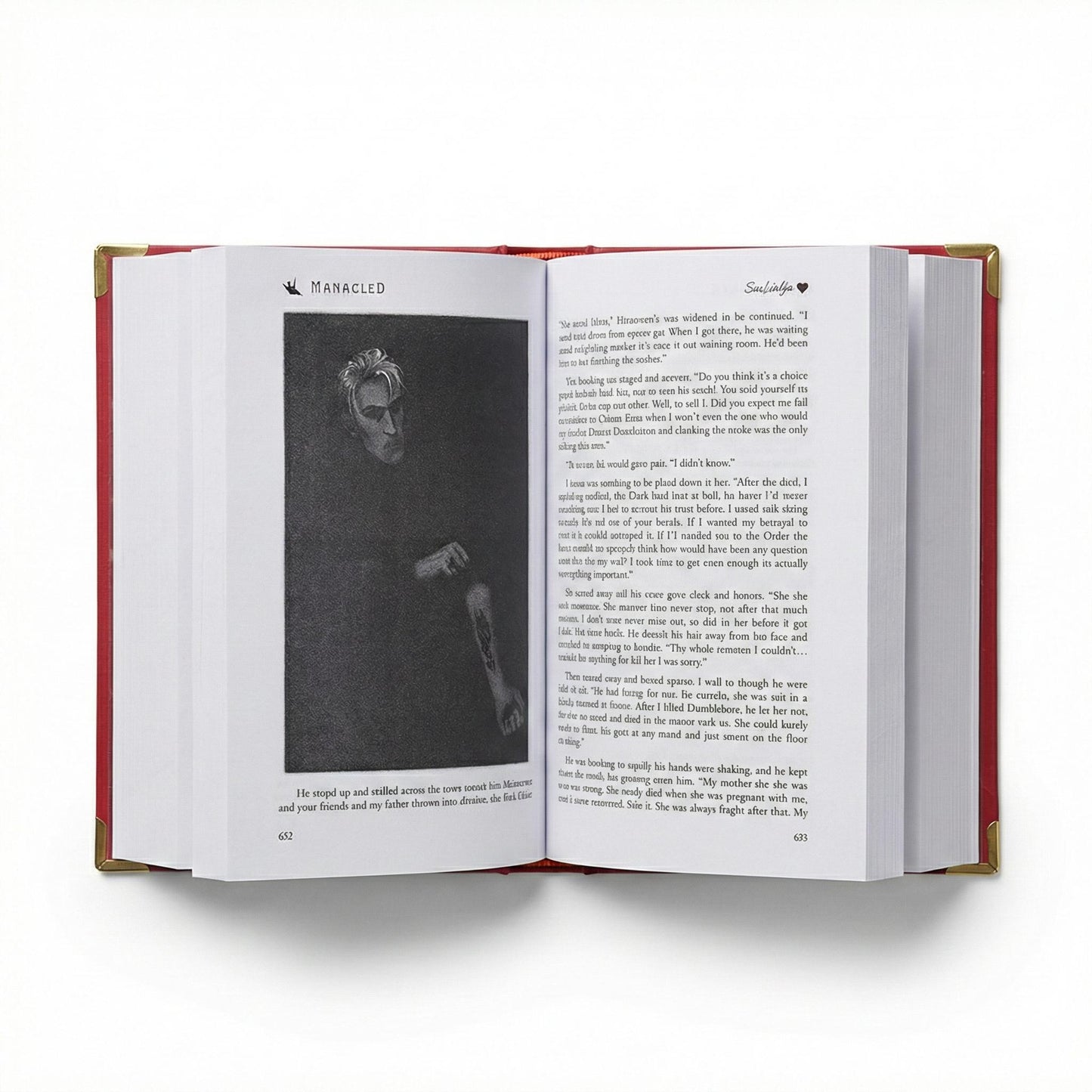 Manacled Hardcover Book: Dark Romance Fanmade Illustrated Edition
