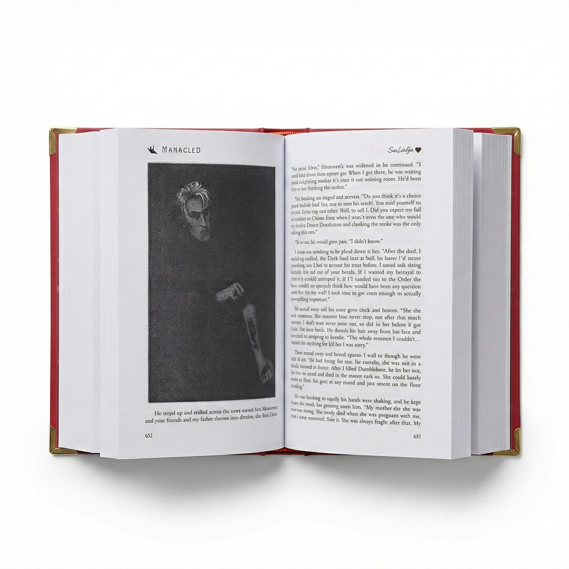 Manacled Hardcover Book: Dark Romance Fanmade Illustrated Edition