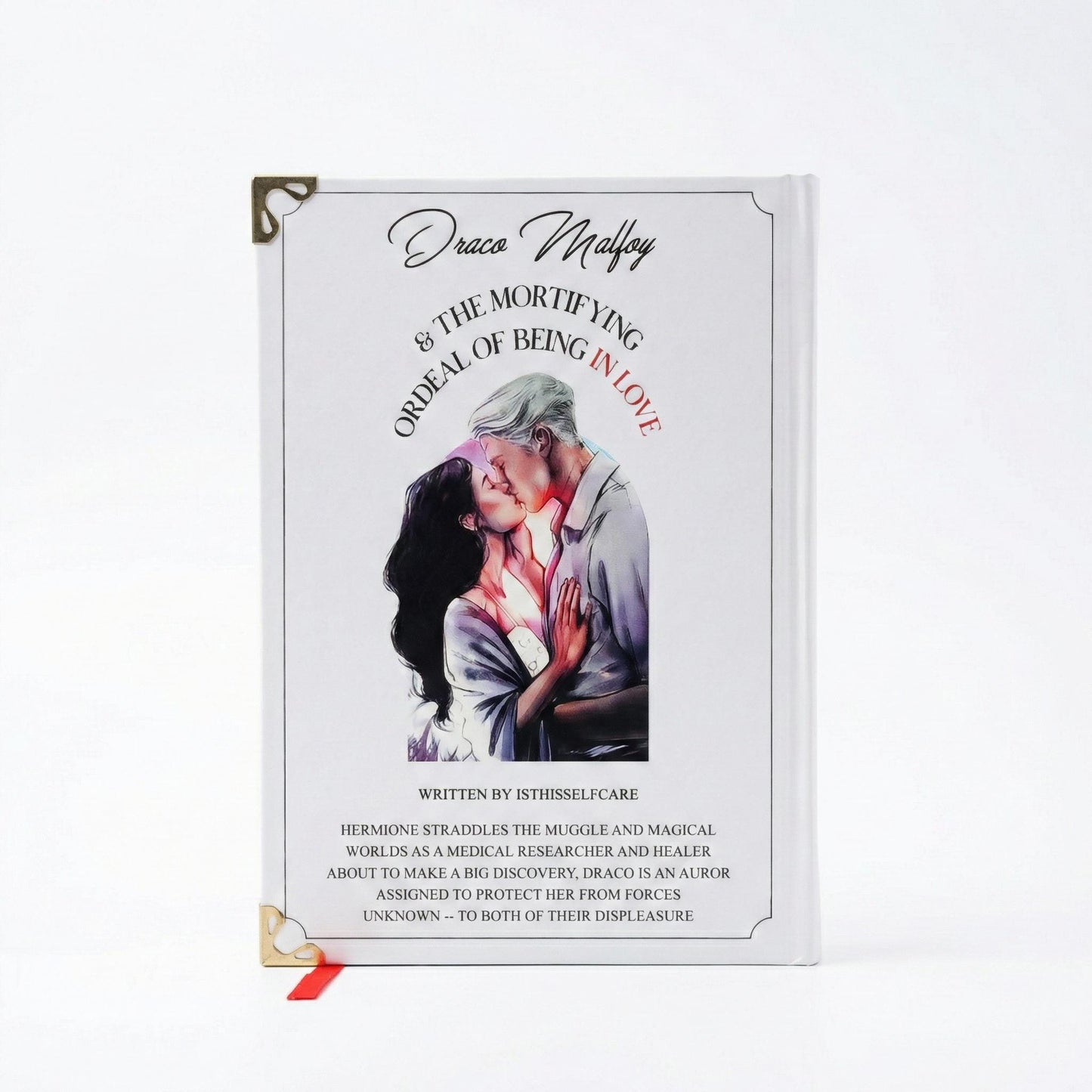 Dramione Fanfiction Hardcover Book: Kiss Fantasy Cover Art, Collector Edition