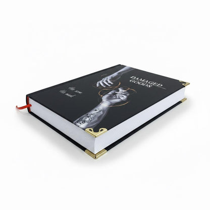 Damaged Goods Hardcover Book – Dark Romance Inspired Illustrated Edition | Handmade Collector Book A5