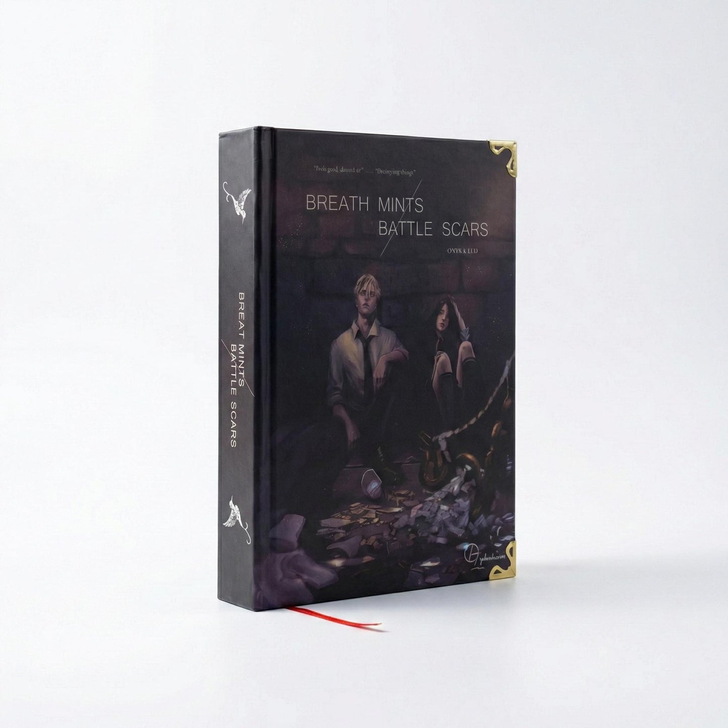 Breath Mints Battle Scars Hardcover Book: Illustrated Dramione Fanfiction