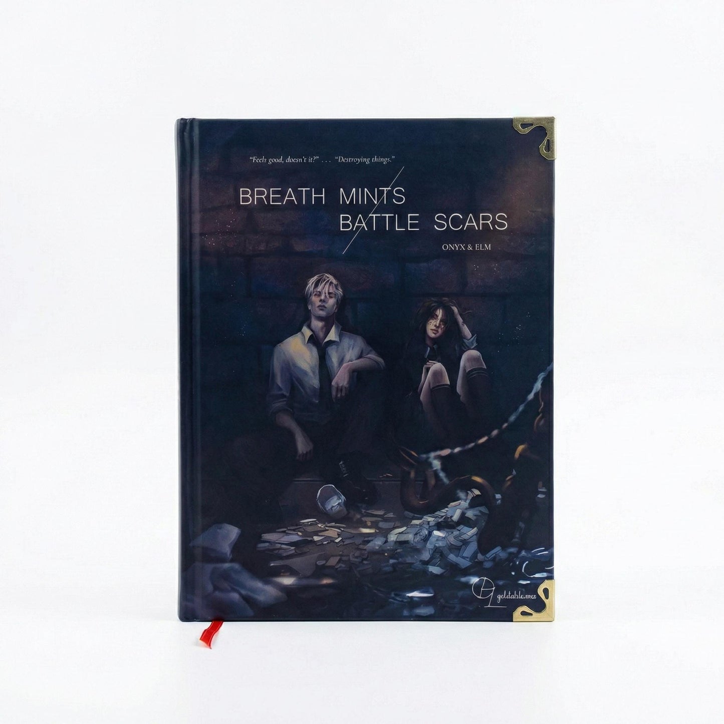Breath Mints Battle Scars Hardcover Book: Illustrated Dramione Fanfiction