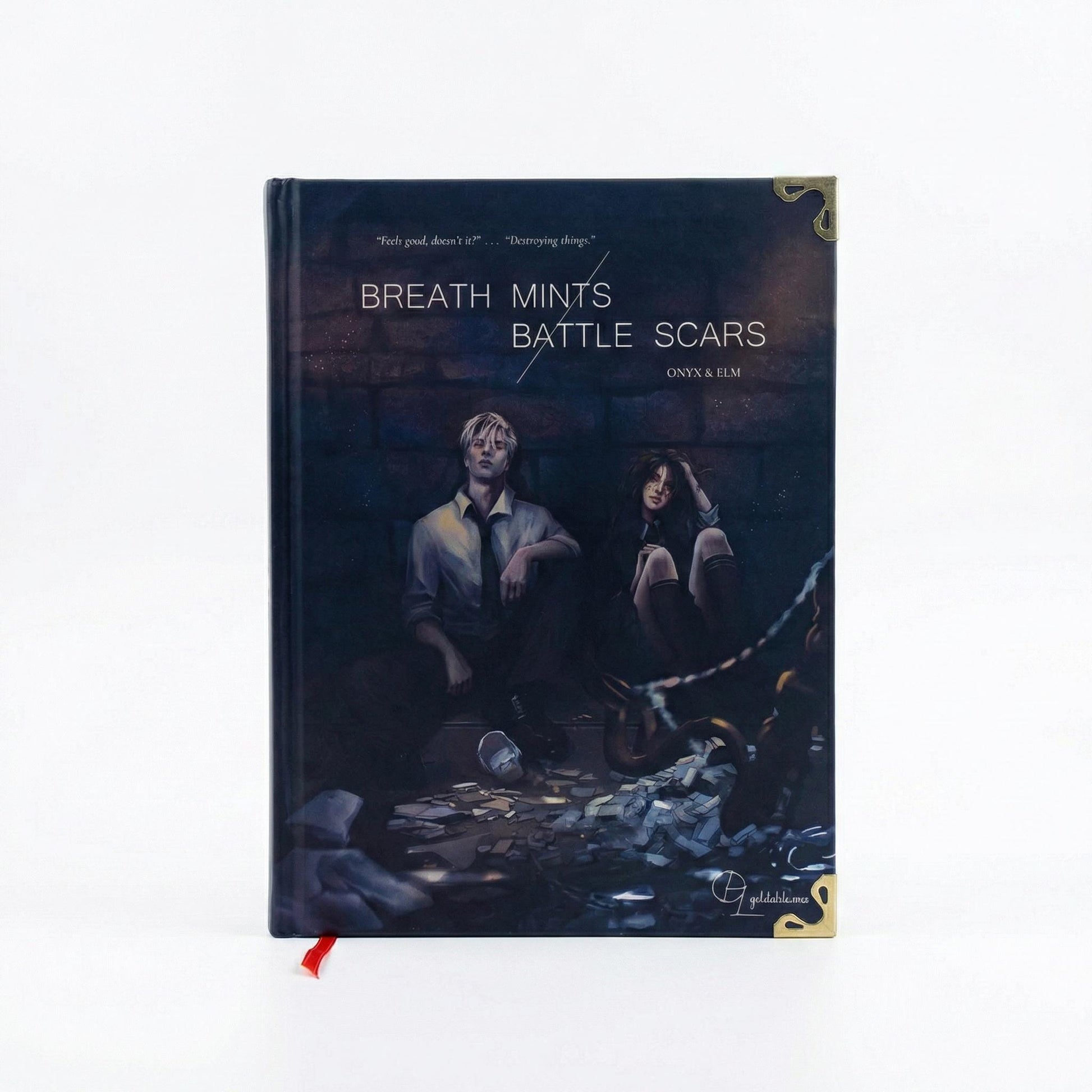 Breath Mints Battle Scars Hardcover Book: Illustrated Dramione Fanfiction