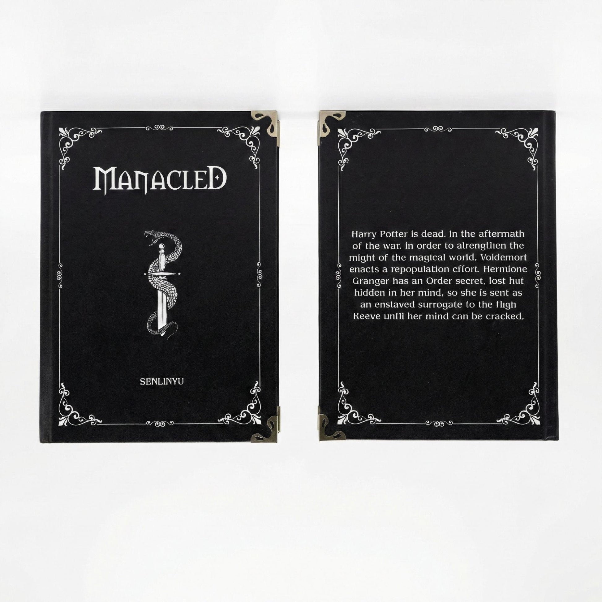 Manacled Hardcover Book – 3-in-1 Collector's Edition, Illustrated Dramione Fanfiction