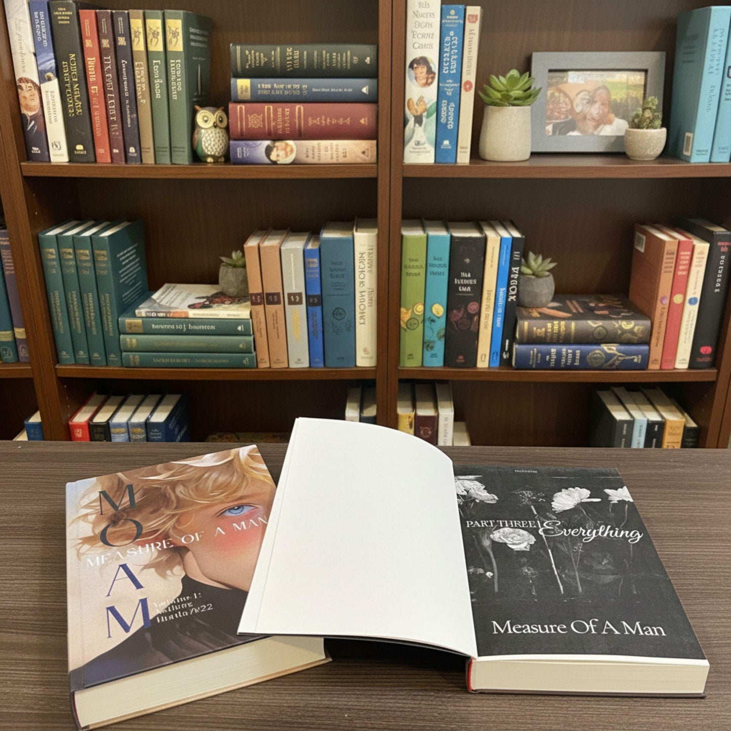 Measure of a Man – Fanmade Hardcover Book Set | Deluxe 3-Volume Collector Edition | Handmade Rebound Books