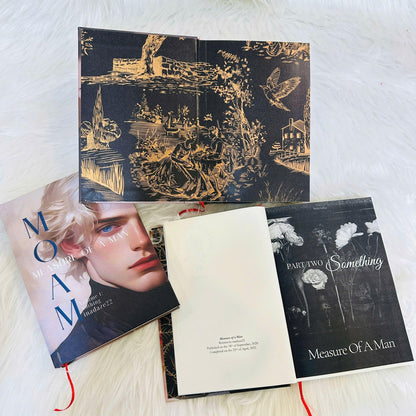 Measure of a Man – Fanmade Hardcover Book Set | Deluxe 3-Volume Collector Edition | Handmade Rebound Books