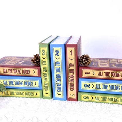 All The Young Dudes Book Set, Custom Cover Hardcover with Bookmarks N03