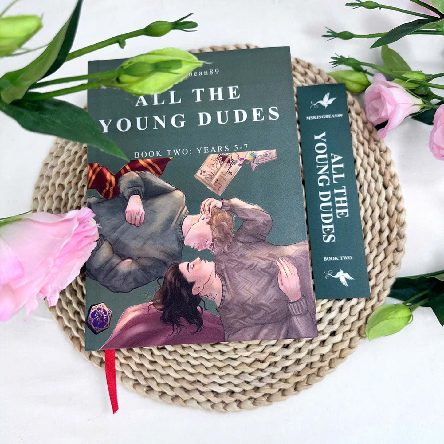 All The Young Dudes Book Set, Custom Cover Hardcover with Bookmarks N07