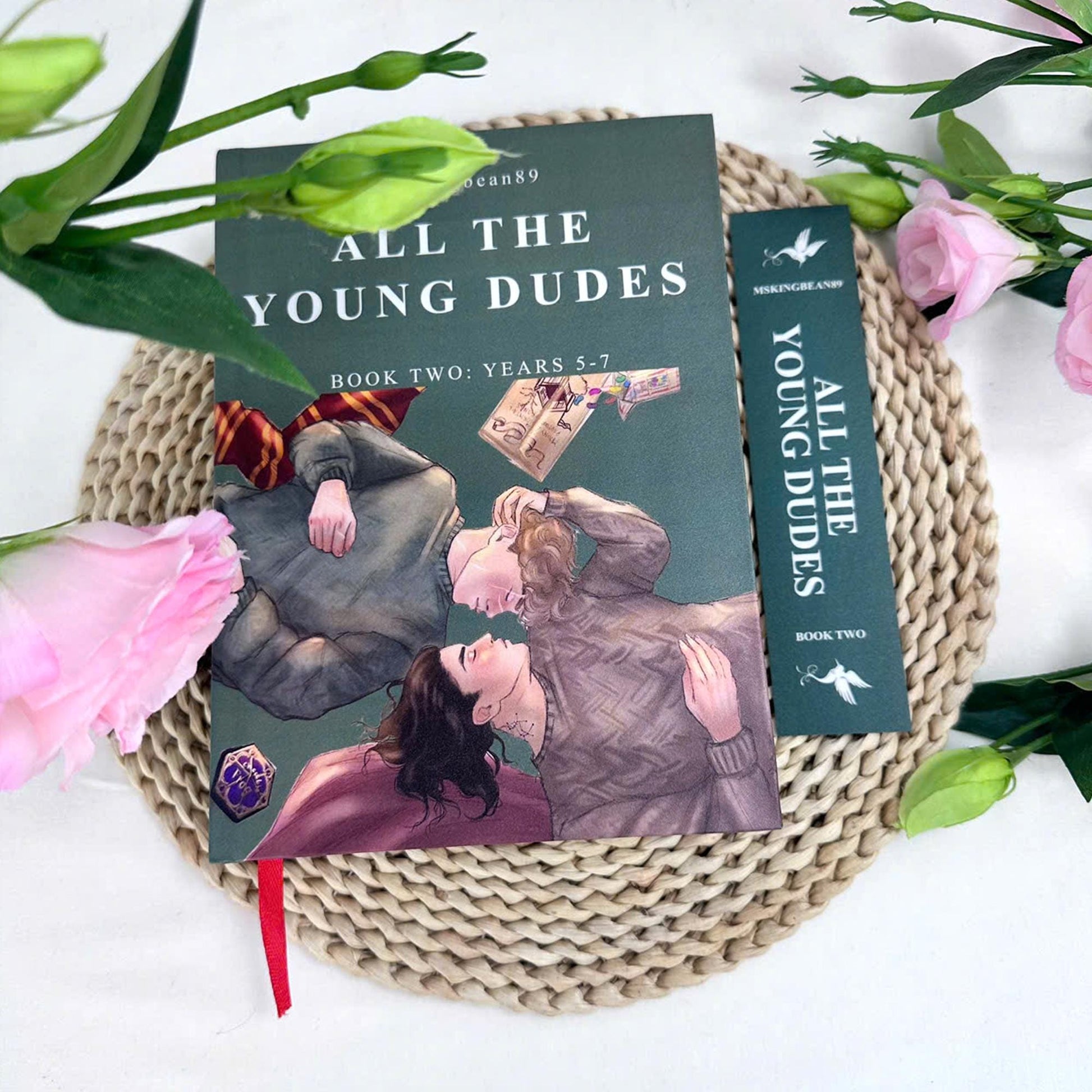 All The Young Dudes Book Set, Custom Cover Hardcover with Bookmarks N07