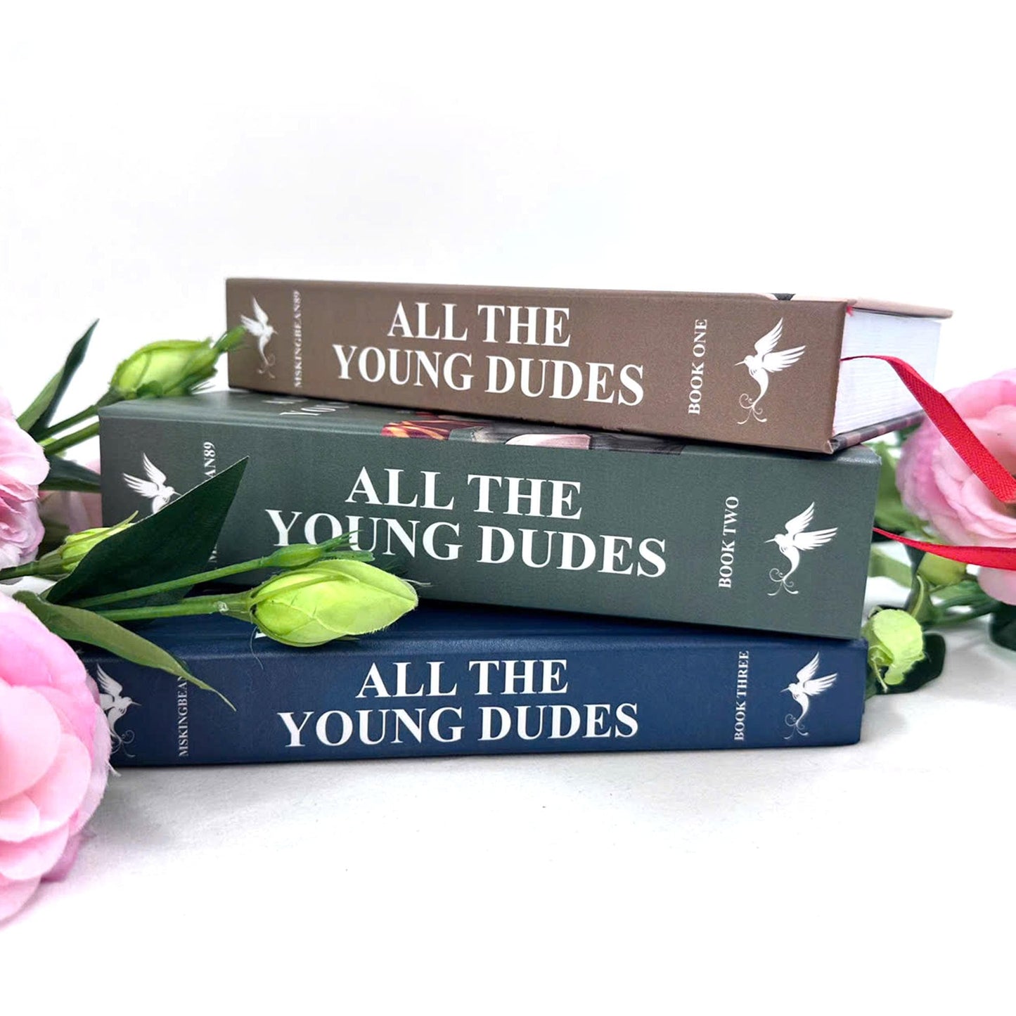 All The Young Dudes Book Set, Custom Cover Hardcover with Bookmarks N07