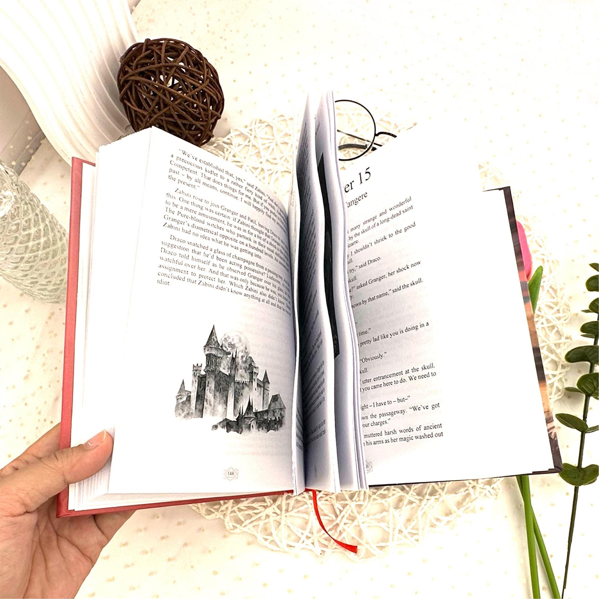 Draco Malfoy and The Mortifying Ordeal Of Being In Love, Limited Pink Hardcover N08