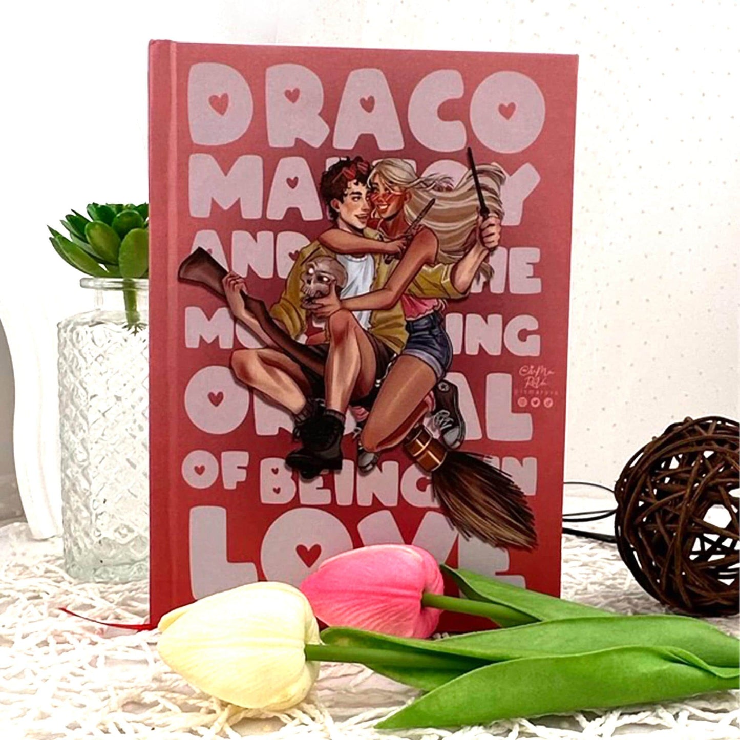 Draco Malfoy and The Mortifying Ordeal Of Being In Love, Limited Pink Hardcover N08