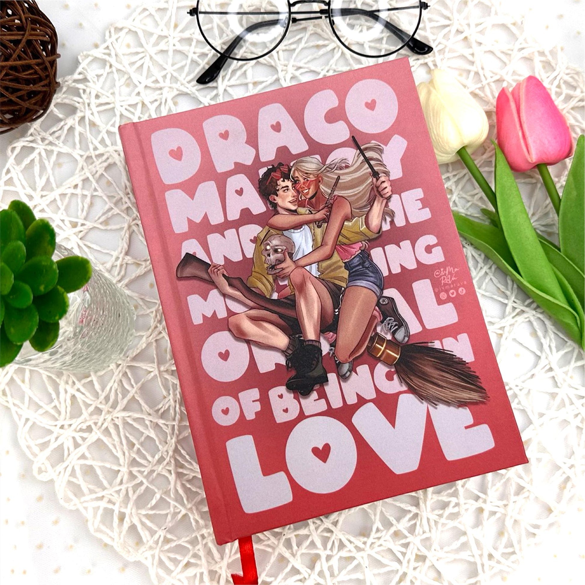 Draco Malfoy and The Mortifying Ordeal Of Being In Love, Limited Pink Hardcover N08