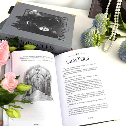 Manacled Book – Deluxe 3-Volume Edition with Illustrations, Complete Series, Poster Gift Set N014