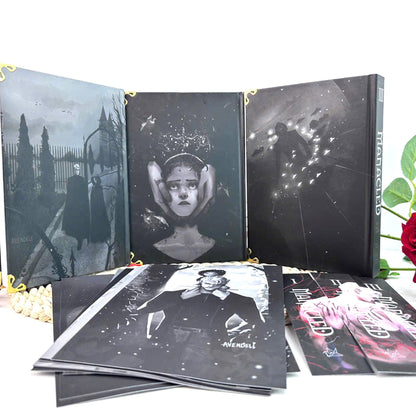 Manacled Book – Deluxe 3-Volume Edition with Illustrations, Complete Series, Poster Gift Set N015
