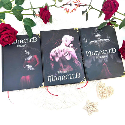 Manacled Book – Deluxe 3-Volume Edition with Illustrations, Complete Series, Poster Gift Set N015