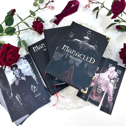 Manacled Book – Deluxe 3-Volume Edition with Illustrations, Complete Series, Poster Gift Set N015