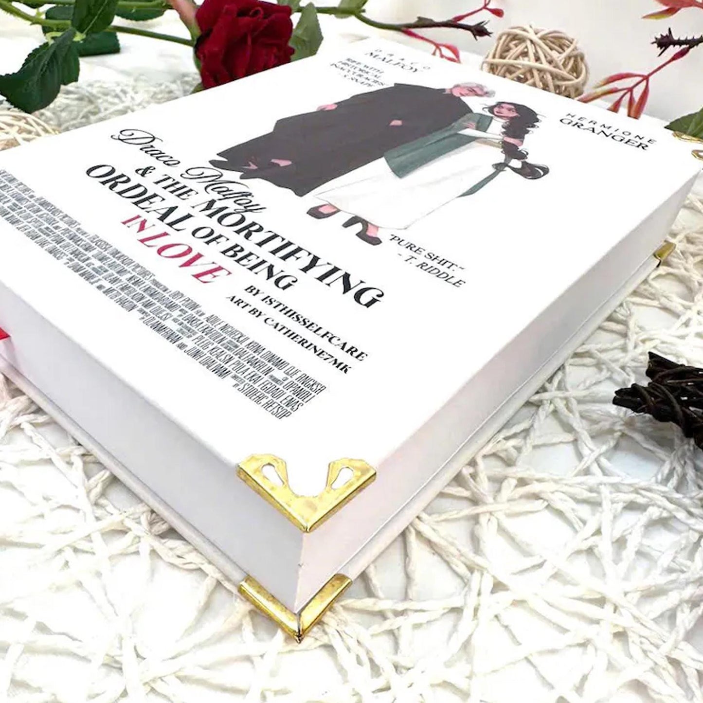 Draco Malfoy and The Mortifying Ordeal Of Being In Love, Limited Pink Hardcover N023