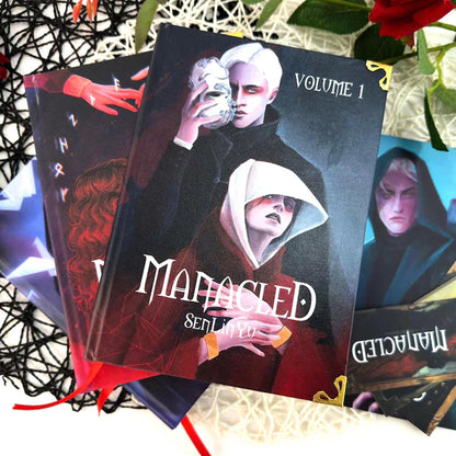 Manacled Book – Deluxe 3-Volume Edition with Illustrations, Complete Series, Poster Gift Set N024