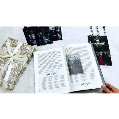 Manacled Illustrated Hardcover Book Style 1 – Collector Edition Novel | Handmade Rebound Dark Romance | Art Prints & Bookmark Set