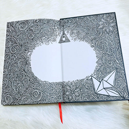 Manacled Illustrated Hardcover Book Style 1 – Collector Edition Novel | Handmade Rebound Dark Romance | Art Prints & Bookmark Set