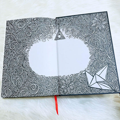 Manacled Illustrated Hardcover Book Style 2 – Collector Edition Novel | Handmade Rebound Dark Romance | Art Prints & Bookmark Set