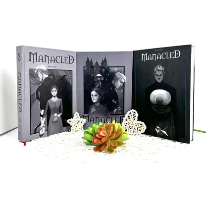 Manacled Book – Deluxe 3-Volume Edition with Illustrations, Complete Series, Poster Gift Set N01