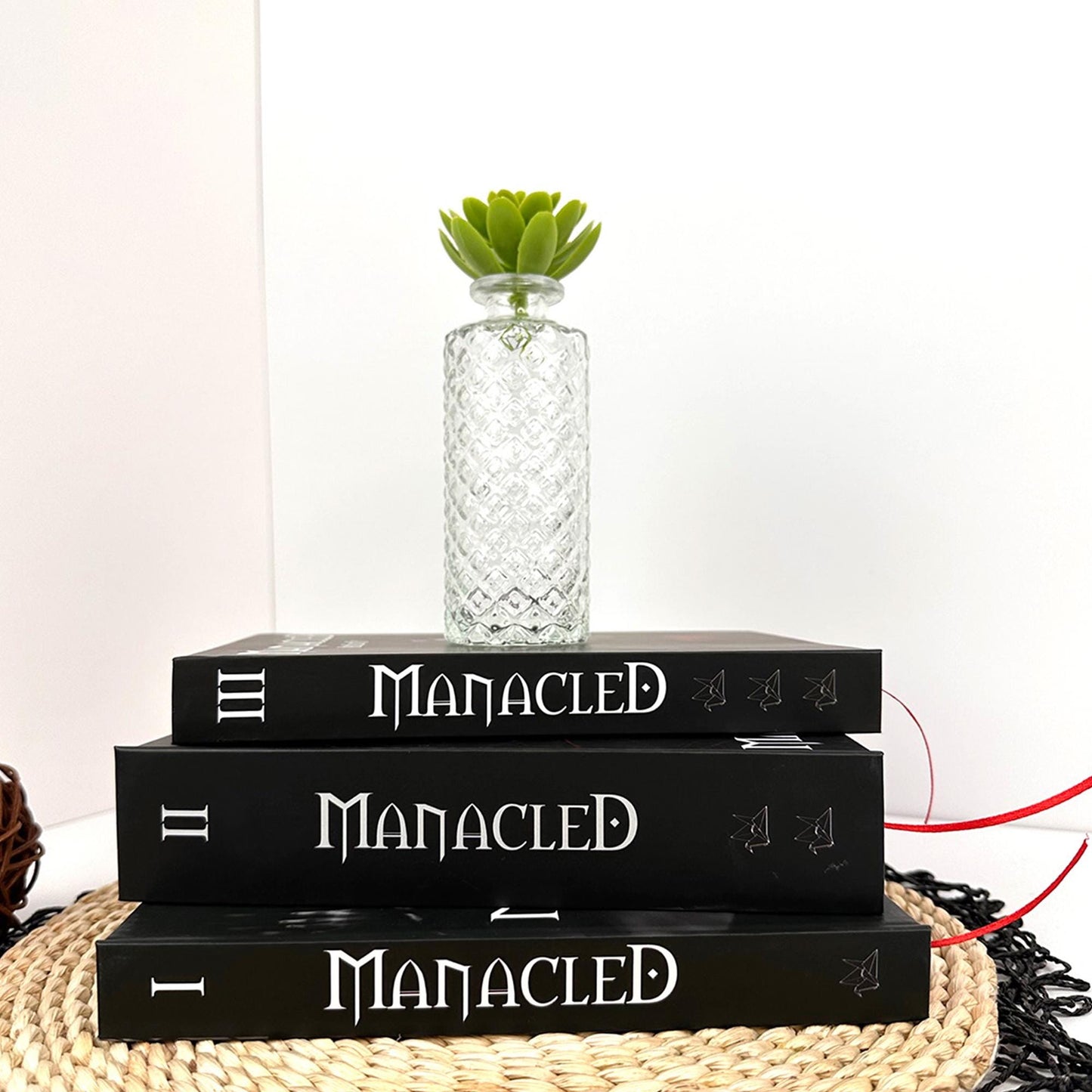 Manacled Book – Deluxe 3-Volume Edition with Illustrations, Complete Series, Poster Gift Set N02