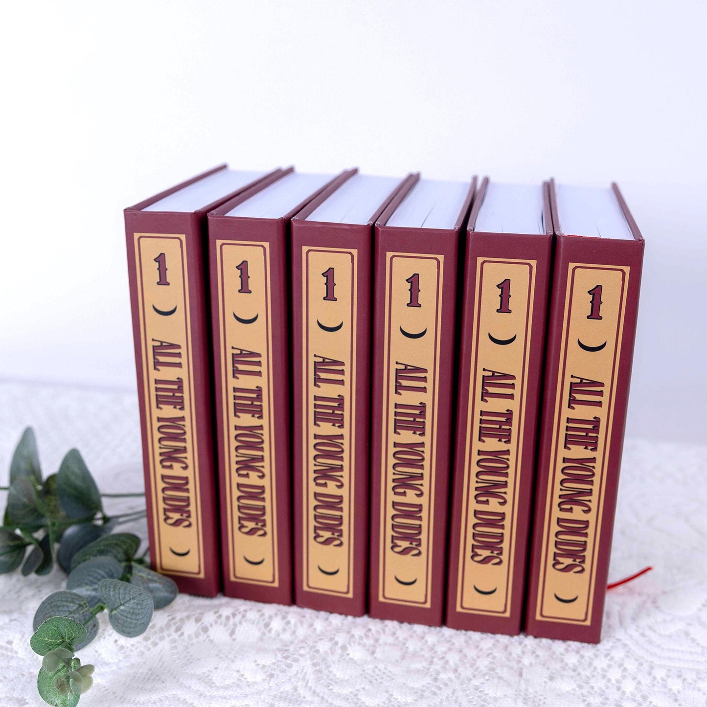 All The Young Dudes Book Set, Custom Cover Hardcover with Bookmarks N03