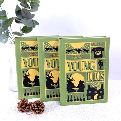 All The Young Dudes Book Set, Custom Cover Hardcover with Bookmarks N03