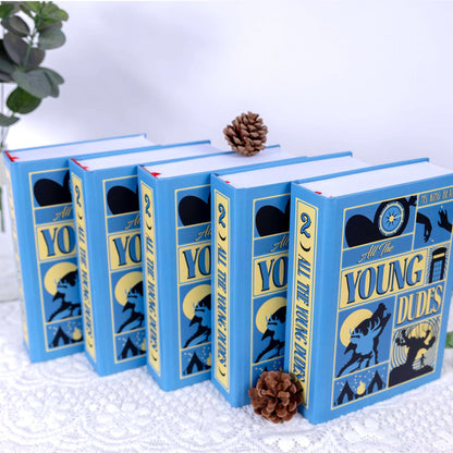 All The Young Dudes Book Set, Custom Cover Hardcover with Bookmarks N03