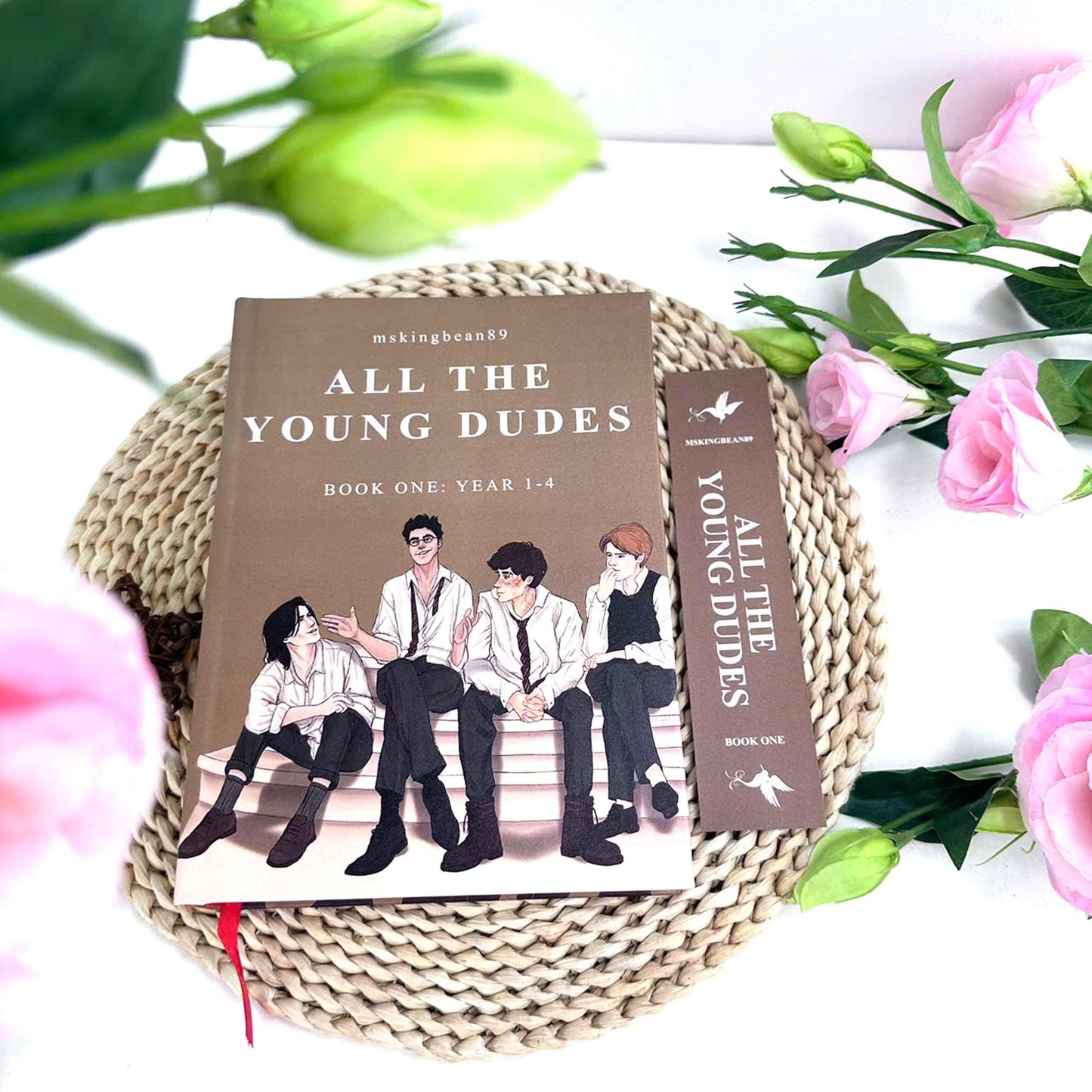 All The Young Dudes Book Set, Custom Cover Hardcover with Bookmarks N07