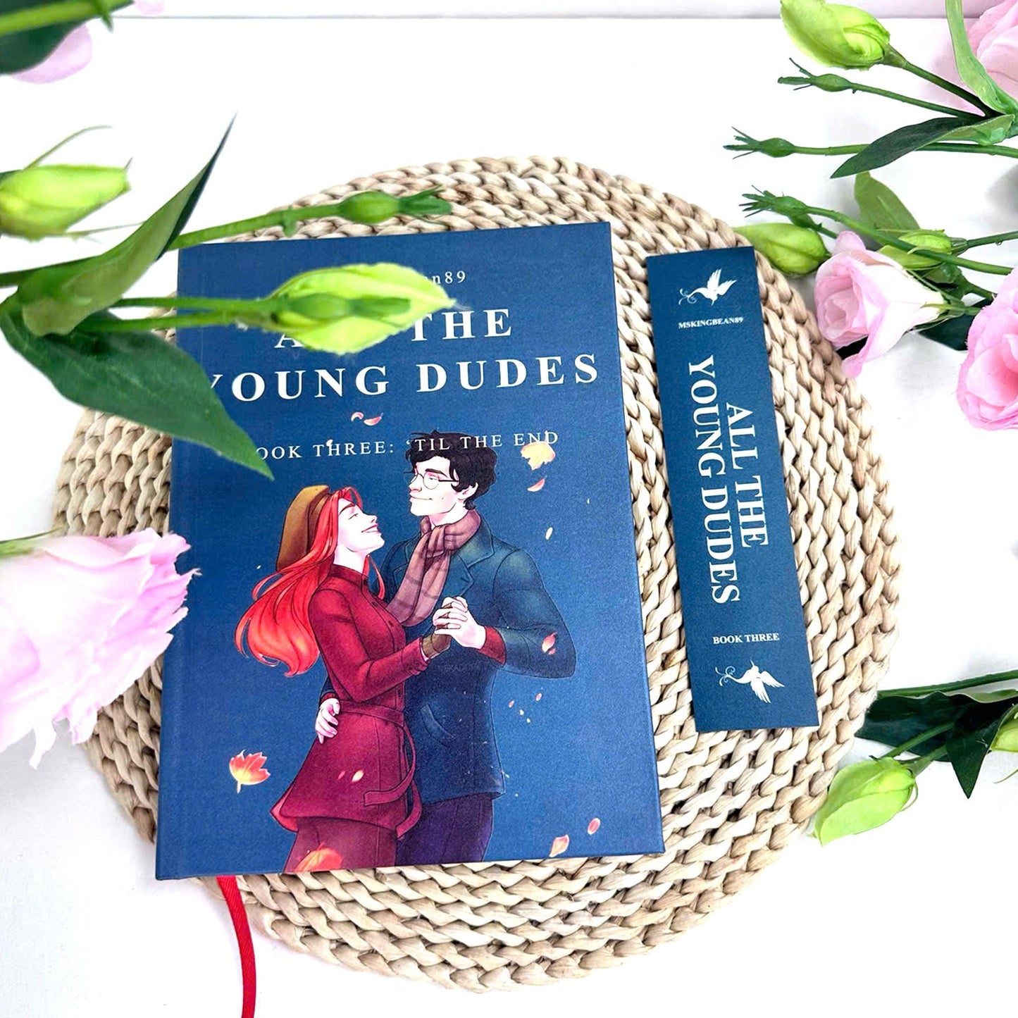 All The Young Dudes Book Set, Custom Cover Hardcover with Bookmarks N07
