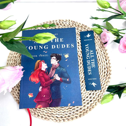 All The Young Dudes Book Set, Custom Cover Hardcover with Bookmarks N07
