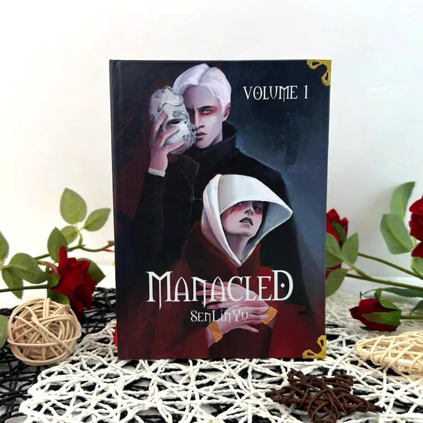 Manacled Book – Deluxe 3-Volume Edition with Illustrations, Complete Series, Poster Gift Set N024