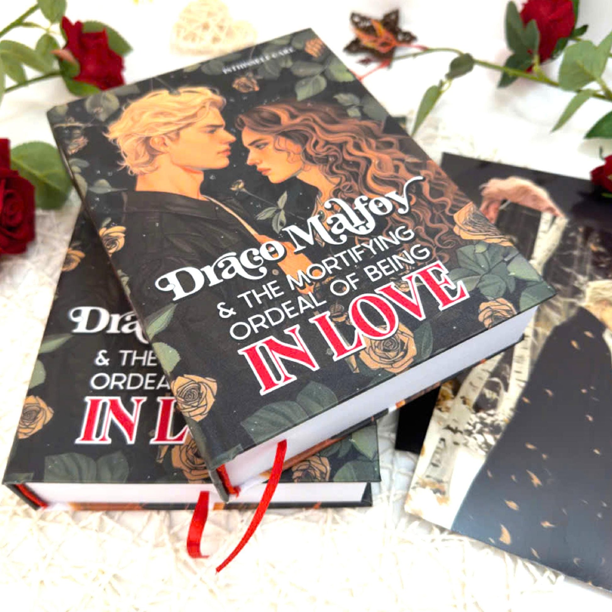 Draco Malfoy and The Mortifying Ordeal Of Being In Love, Limited Pink Hardcover N017