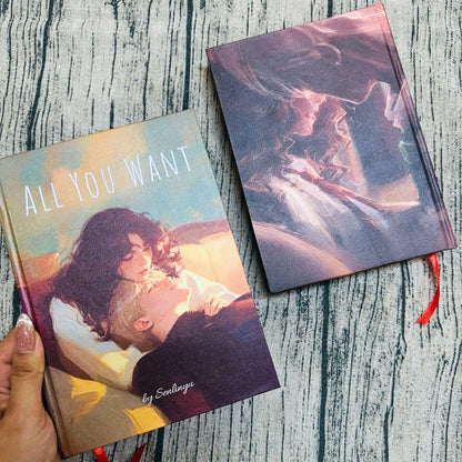All You Want Book Hardcover – Handmade Collector Edition | Dark Romance Rebound Novel | Slow Burn Book Lover Gift