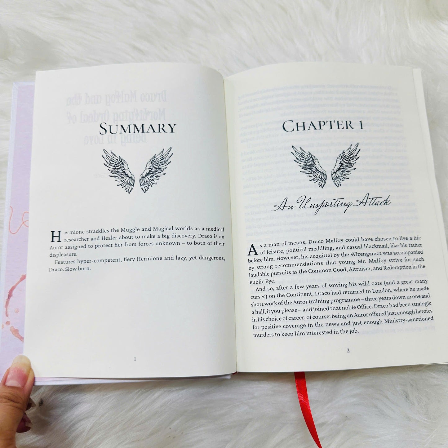 Draco Mal..foy Mortifying Ordeal Handmade Hardcover Book, Illustrated Fan Made Collector Edition, Sewn Binding, Bookish Gift Set